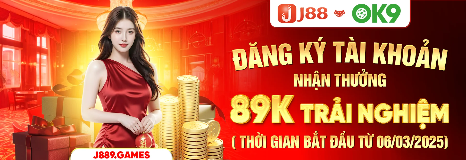 Đăng ký tài khoản nhận 89k tại J88